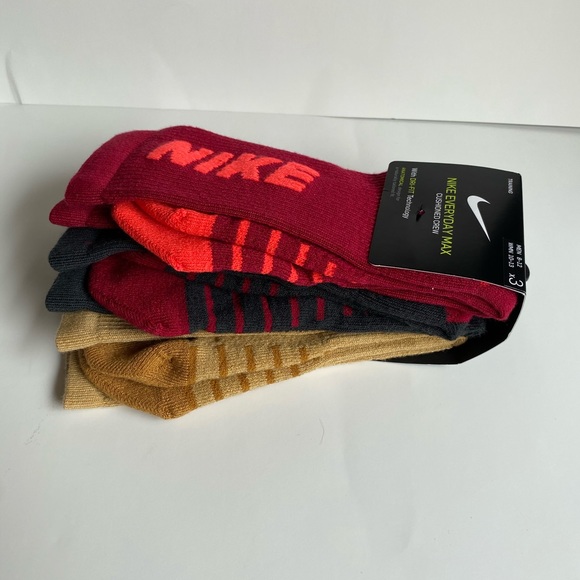 SOLDNike Everyday Max Crew Style Sock M8-12 W10-13 - Picture 7 of 7